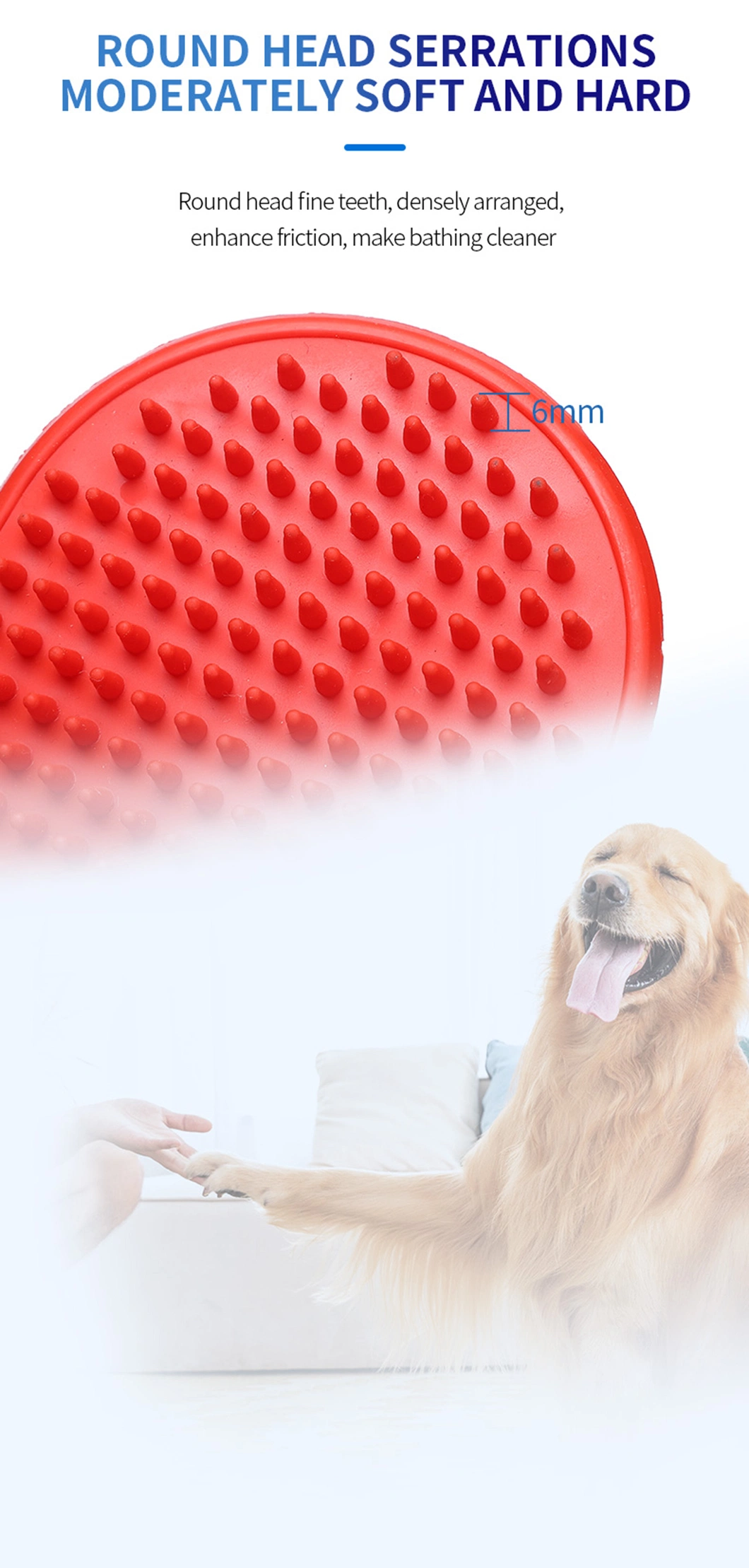 Dog Cat Bath Massage Gloves Brush for Dogs Grooming and Care Dog Supplies Soft Safety Silicone Pet Accessories Pet Products